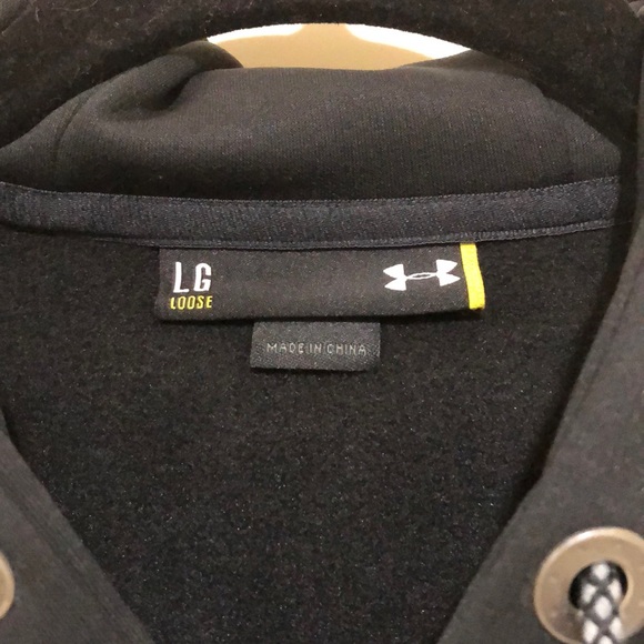 UNDER ARMOUR ZIP UP MEN’s L BLACK - Picture 2 of 4